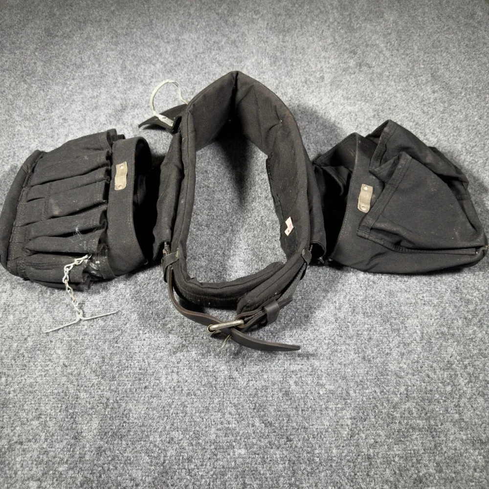 Boulder Bag Professional Electricians Tool Belt Pouches Medium Black USA Made